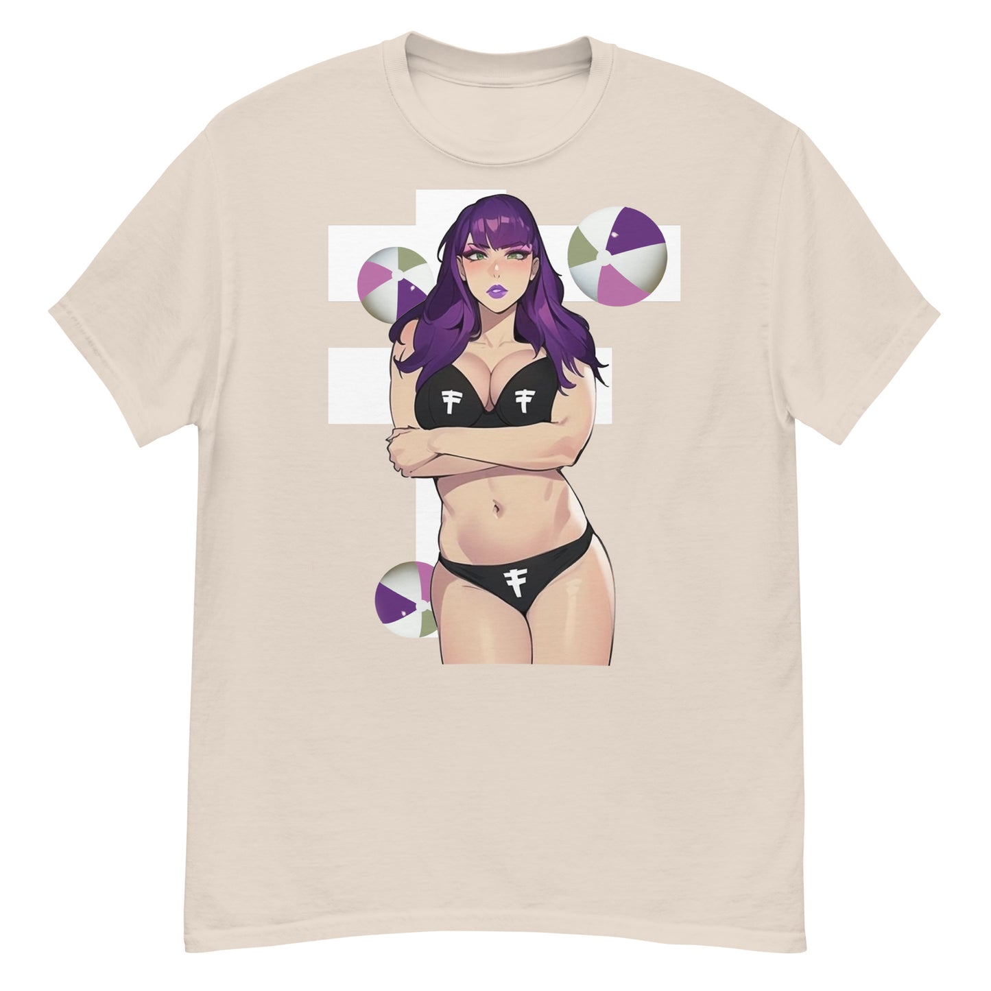 GOTH GIRL GOES TO THE BEACH (GRAPHIC TEE)