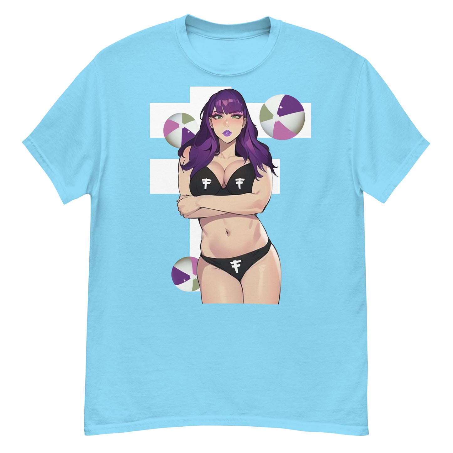 GOTH GIRL GOES TO THE BEACH (GRAPHIC TEE)